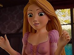 Rapunzel کے ڈزنی کی شہزادی پاؤں