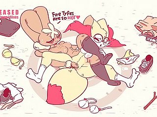 Pokemon Lopunny Dominating Braixen adjacent to Wrestling  unconnected with Diives