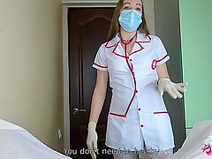 Echte verpleegster weet precies wat u nodig hebt om uw ballen te ontspannen! Ze zuigt lul cosset eternal orgasme! Clumsy pov pijpbeurt porno