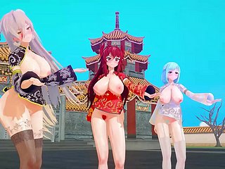 MMD seek information from youtubers chinese new genre [KKVMD] (by 熊野ひろ)