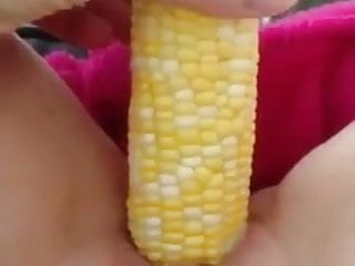 Screwing yourself on touching a corncub